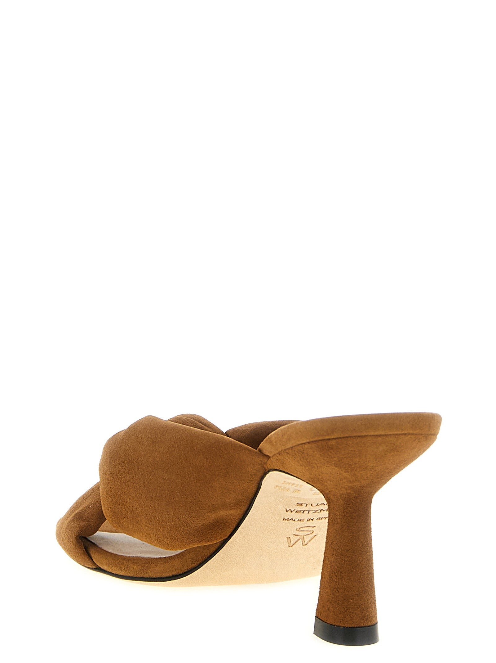 Stuart Weitzman Soplaya Slides Brown