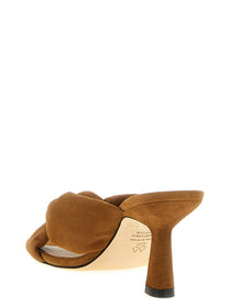 Stuart Weitzman Soplaya Slides Brown