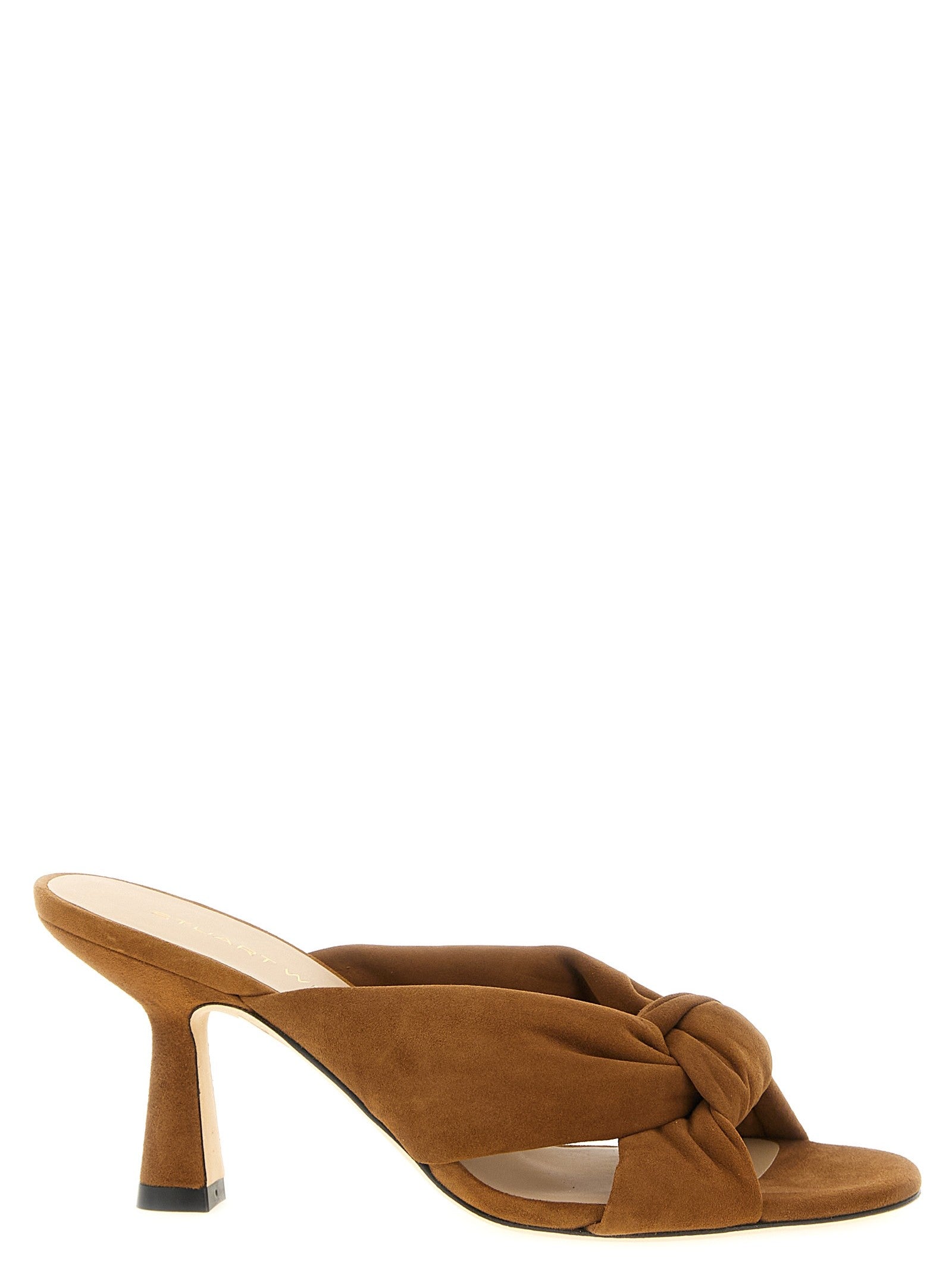 Stuart Weitzman Soplaya Slides Brown