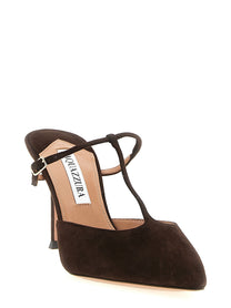 Aquazzura Sorbonne Mules Brown