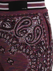 AMIRI Space Dye Bandana Joggers Purple