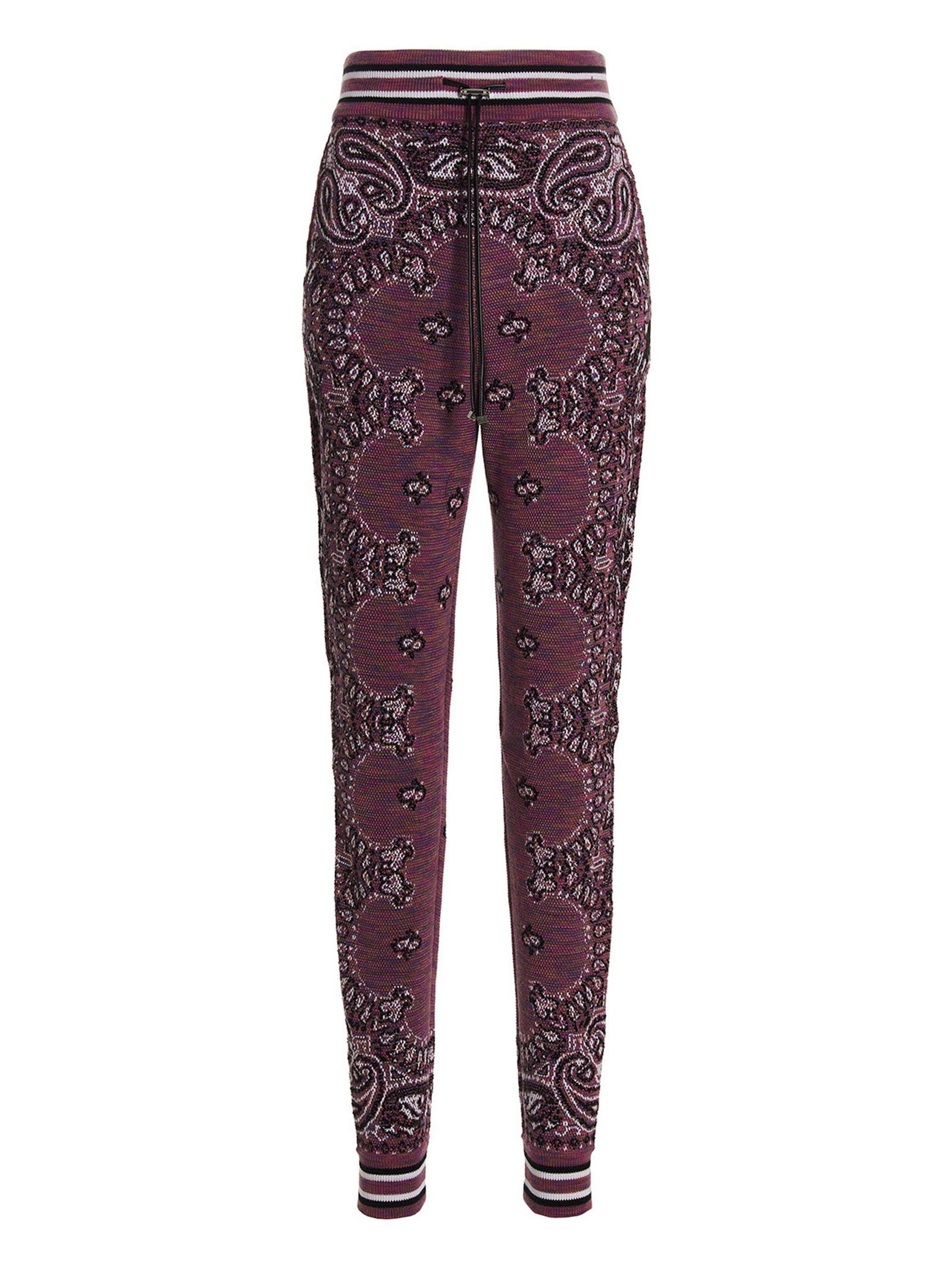 AMIRI Space Dye Bandana Joggers Purple