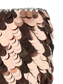 Rabanne Sparkle Discs Skirt Gold