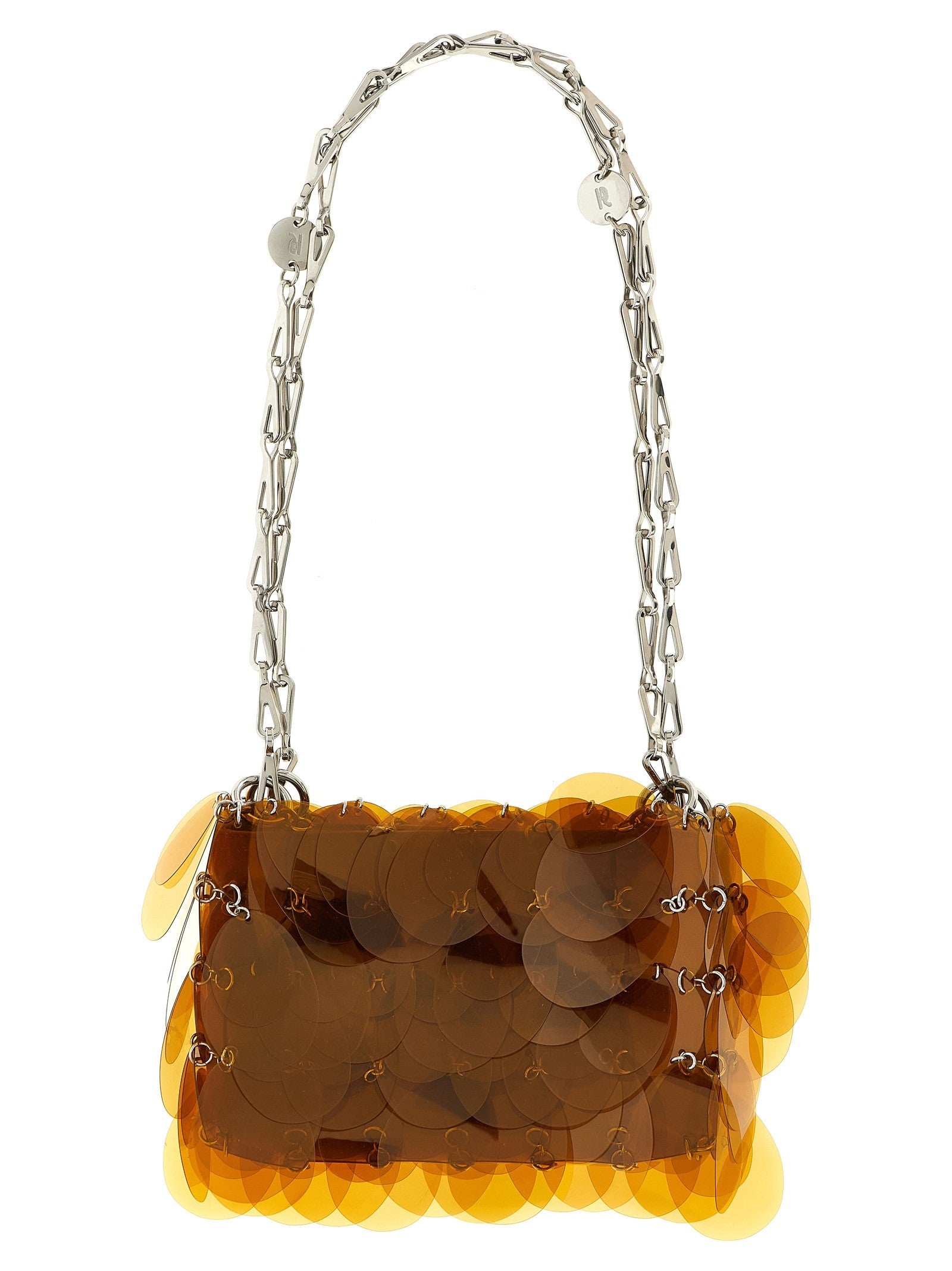 Rabanne Sparkle Shoulder Bag Orange