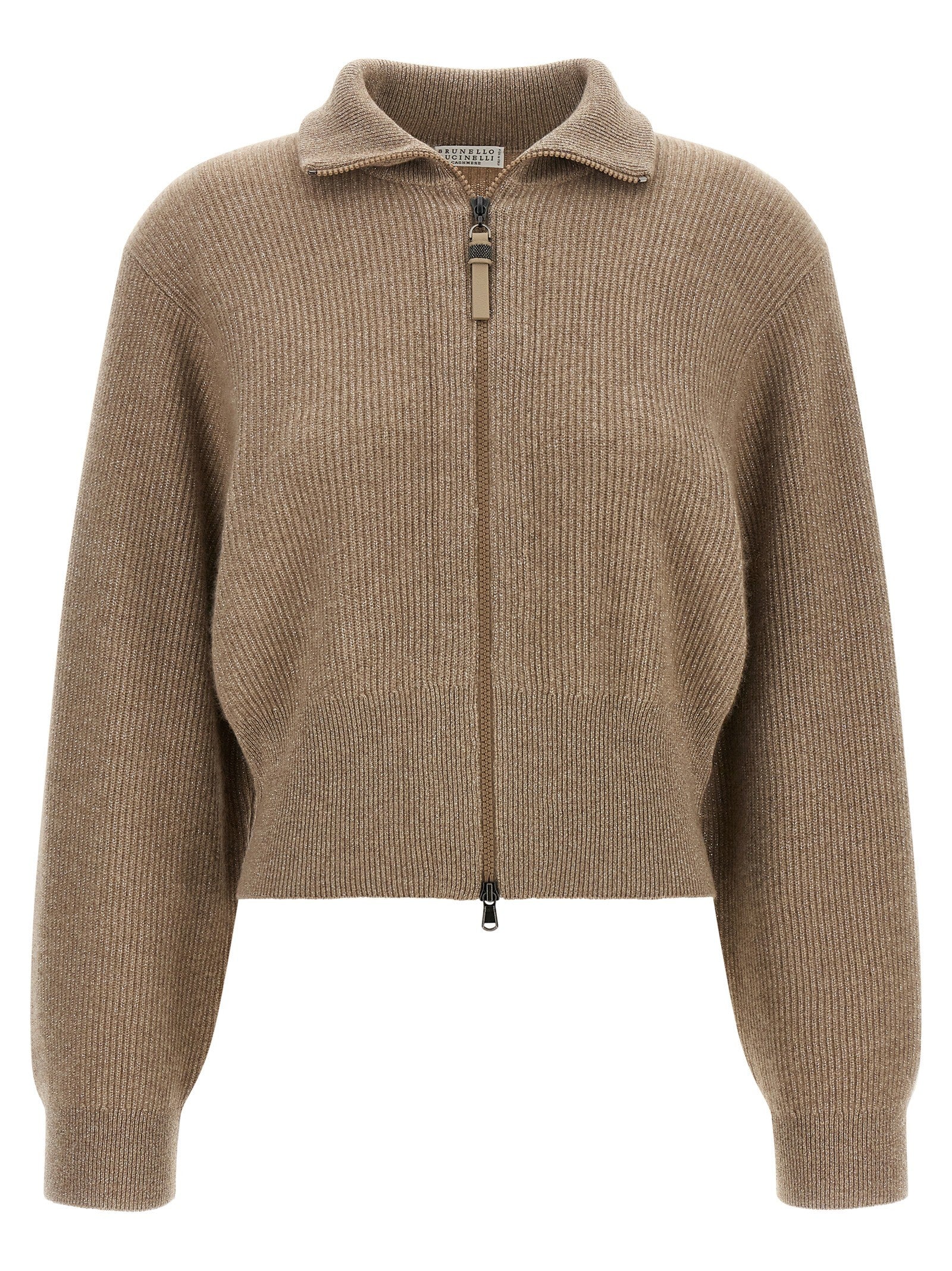 Brunello Cucinelli Sparkling Cardigan Brown