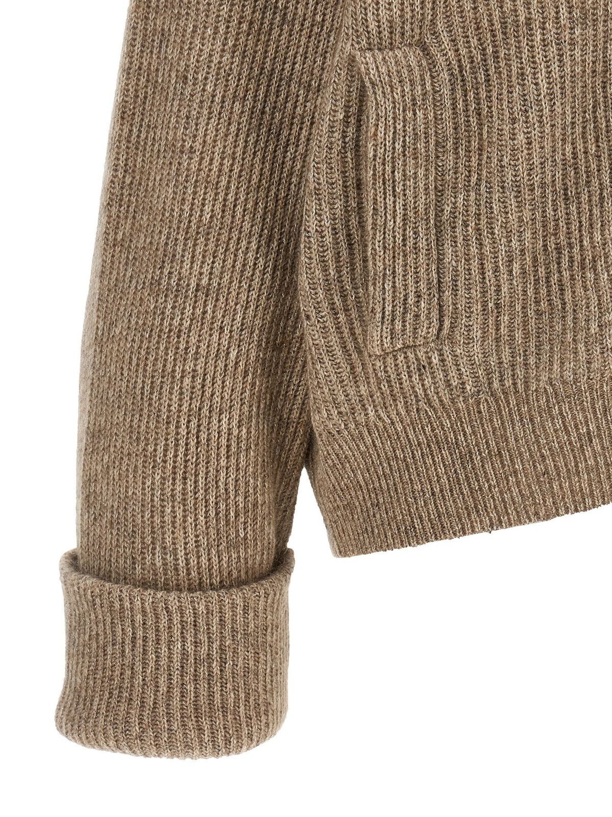 Brunello Cucinelli Sparkling Cardigan Beige