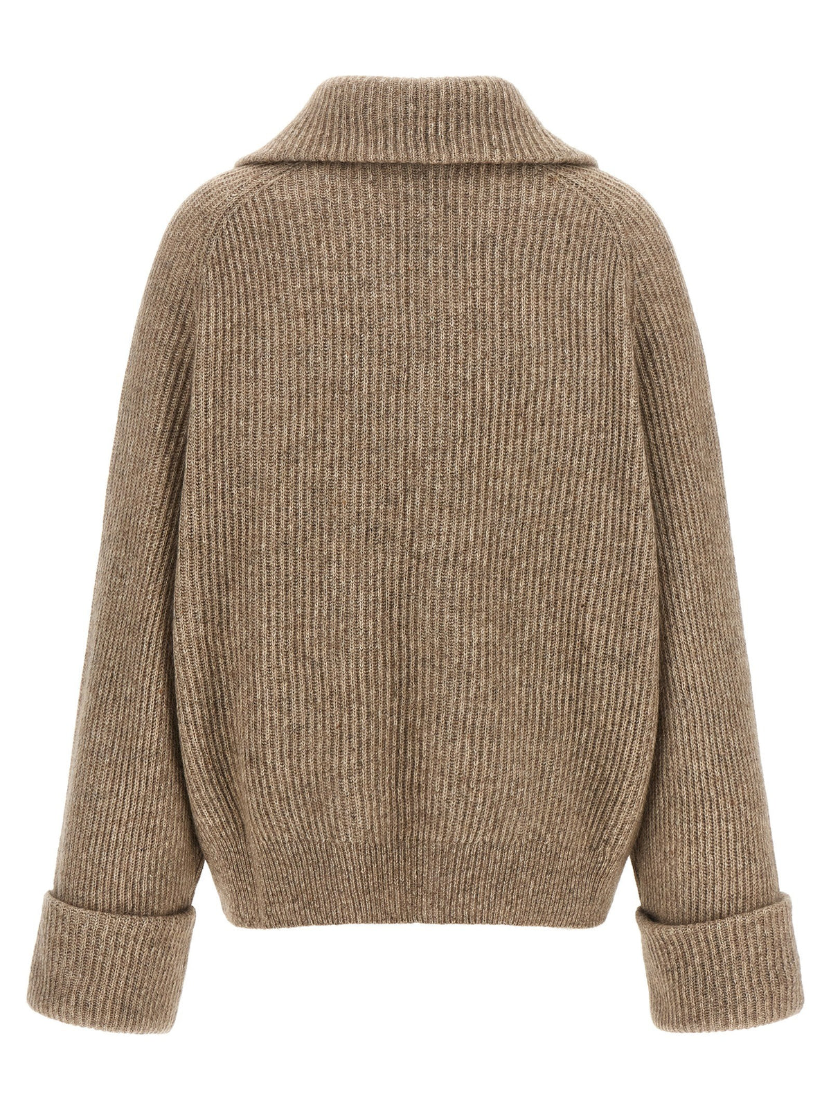Brunello Cucinelli Sparkling Cardigan Beige, view 2