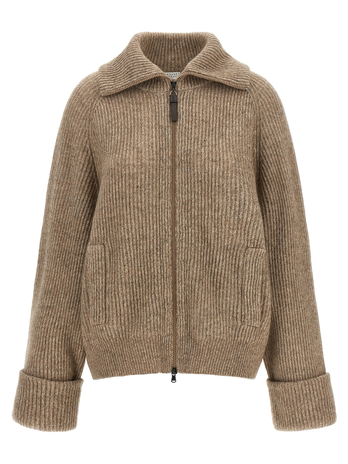 Brunello Cucinelli Sparkling Cardigan Beige