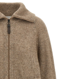 Brunello Cucinelli Sparkling Cardigan Beige
