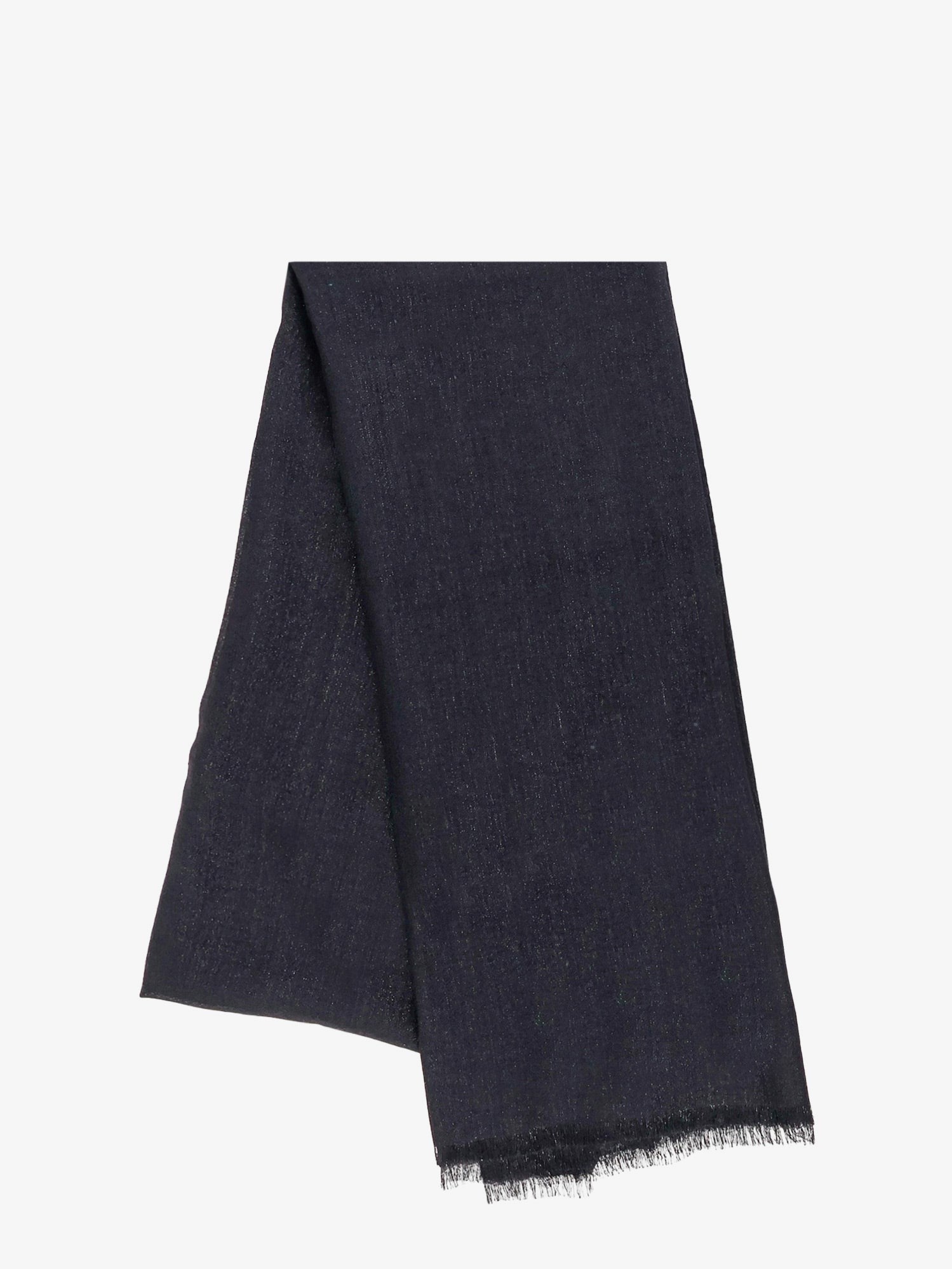 Brunello Cucinelli Women's Sparkling Cashmere and Silk Scarf Black