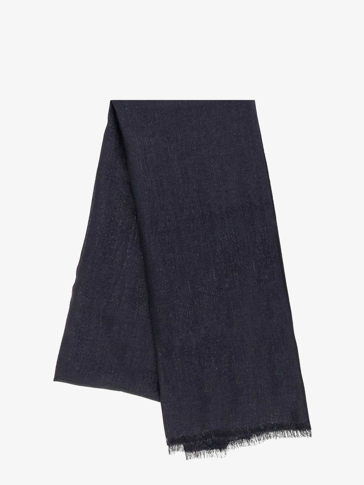 Brunello Cucinelli Women's Sparkling Cashmere and Silk Scarf Black