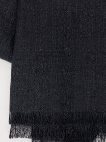 Brunello Cucinelli Women's Sparkling Cashmere and Silk Scarf Black