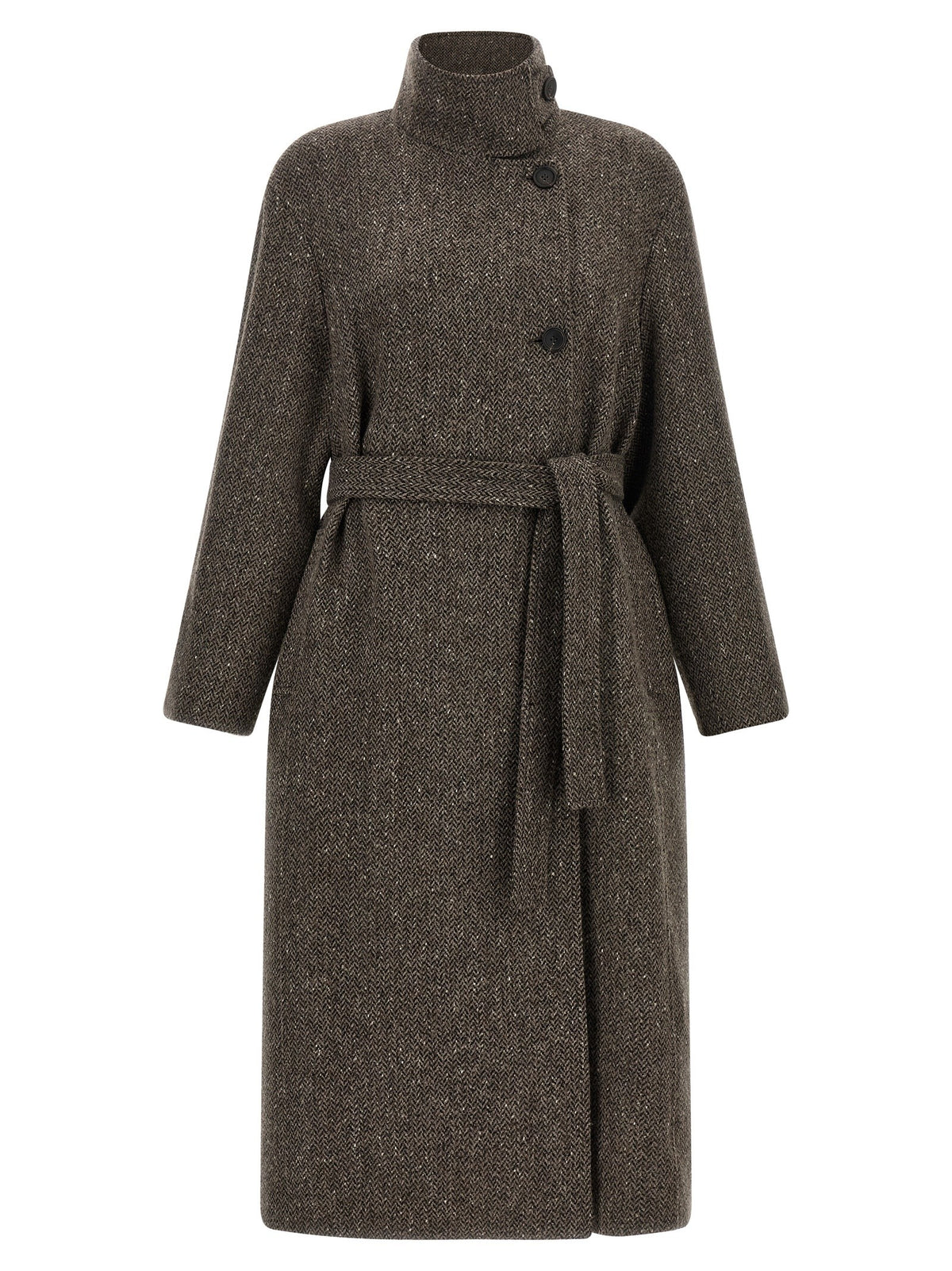 Brunello Cucinelli Sparkling Coat Brown