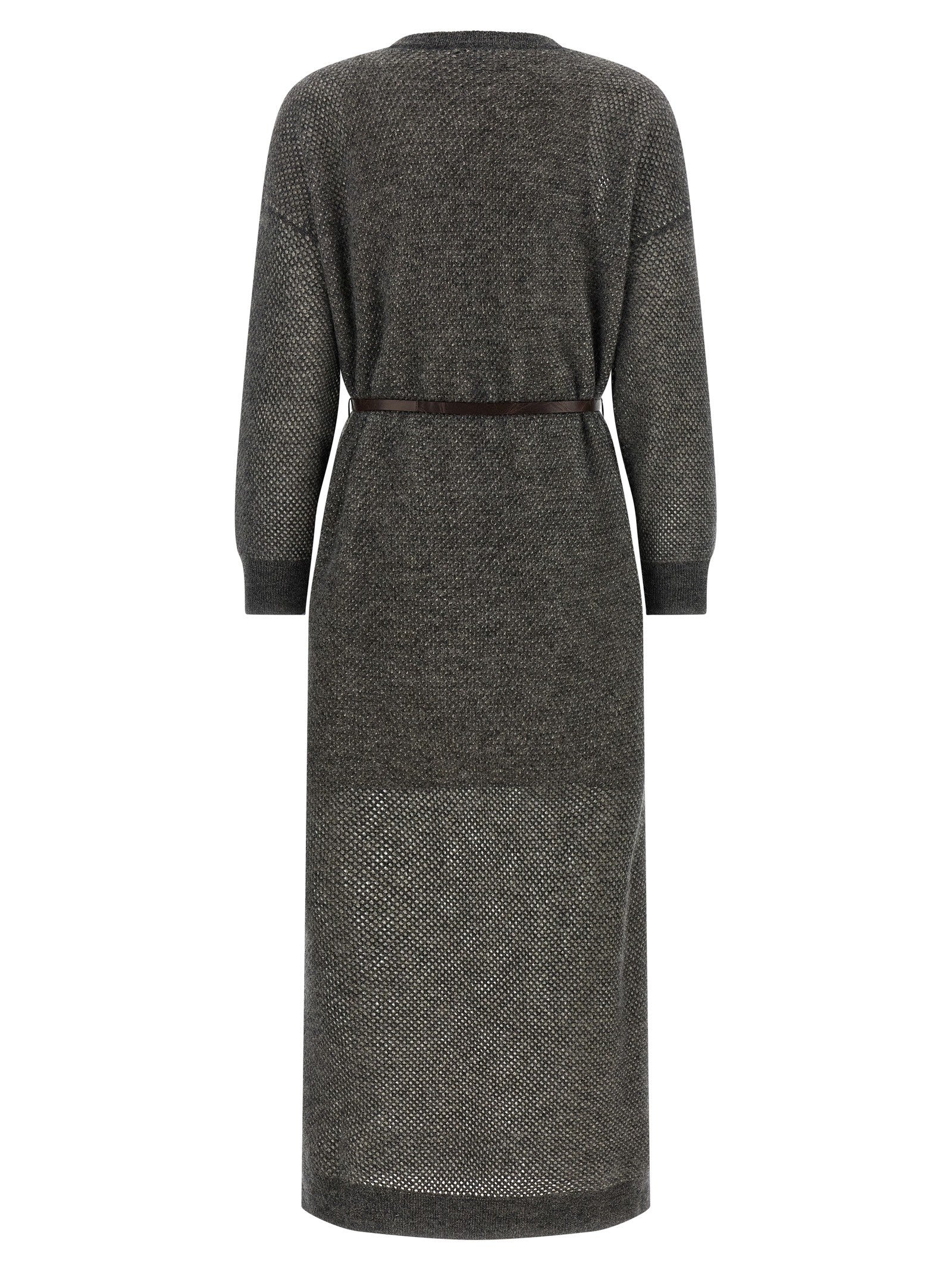 Brunello Cucinelli Sparkling Dress Grey