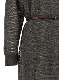 Brunello Cucinelli Sparkling Dress Grey