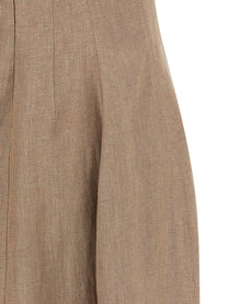 Brunello Cucinelli Sparkling Dress Beige, view 4