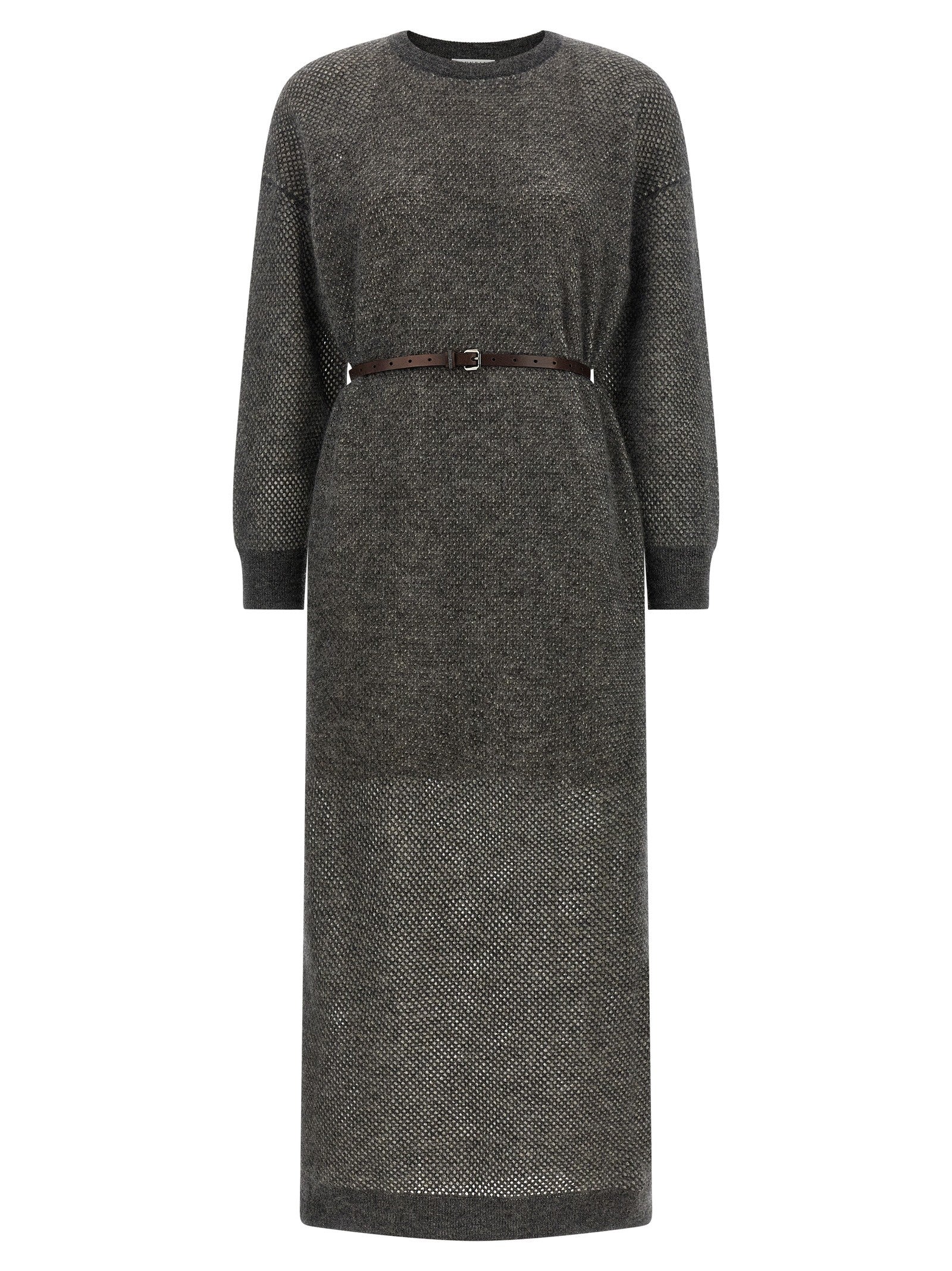Brunello Cucinelli Sparkling Dress Grey
