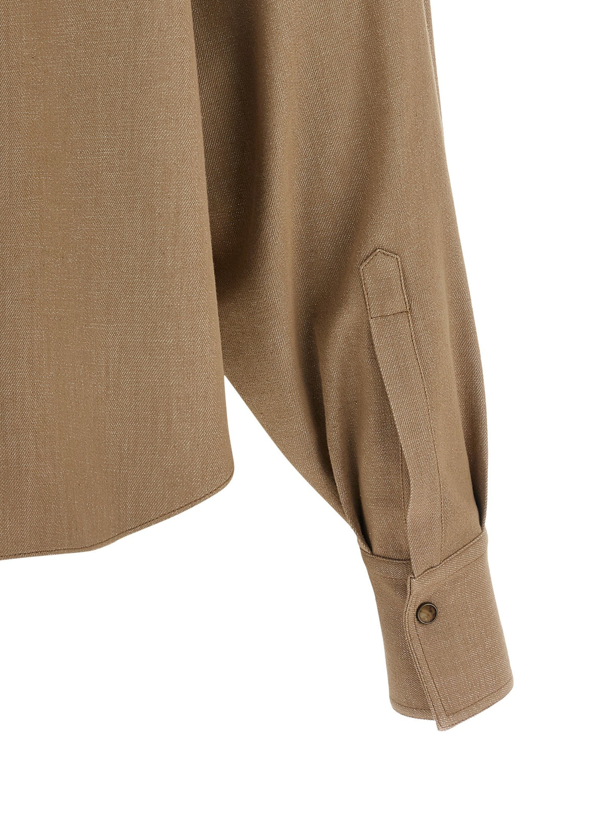 Brunello Cucinelli Sparkling Shirt Beige, view 4