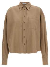 Brunello Cucinelli Sparkling Shirt Beige