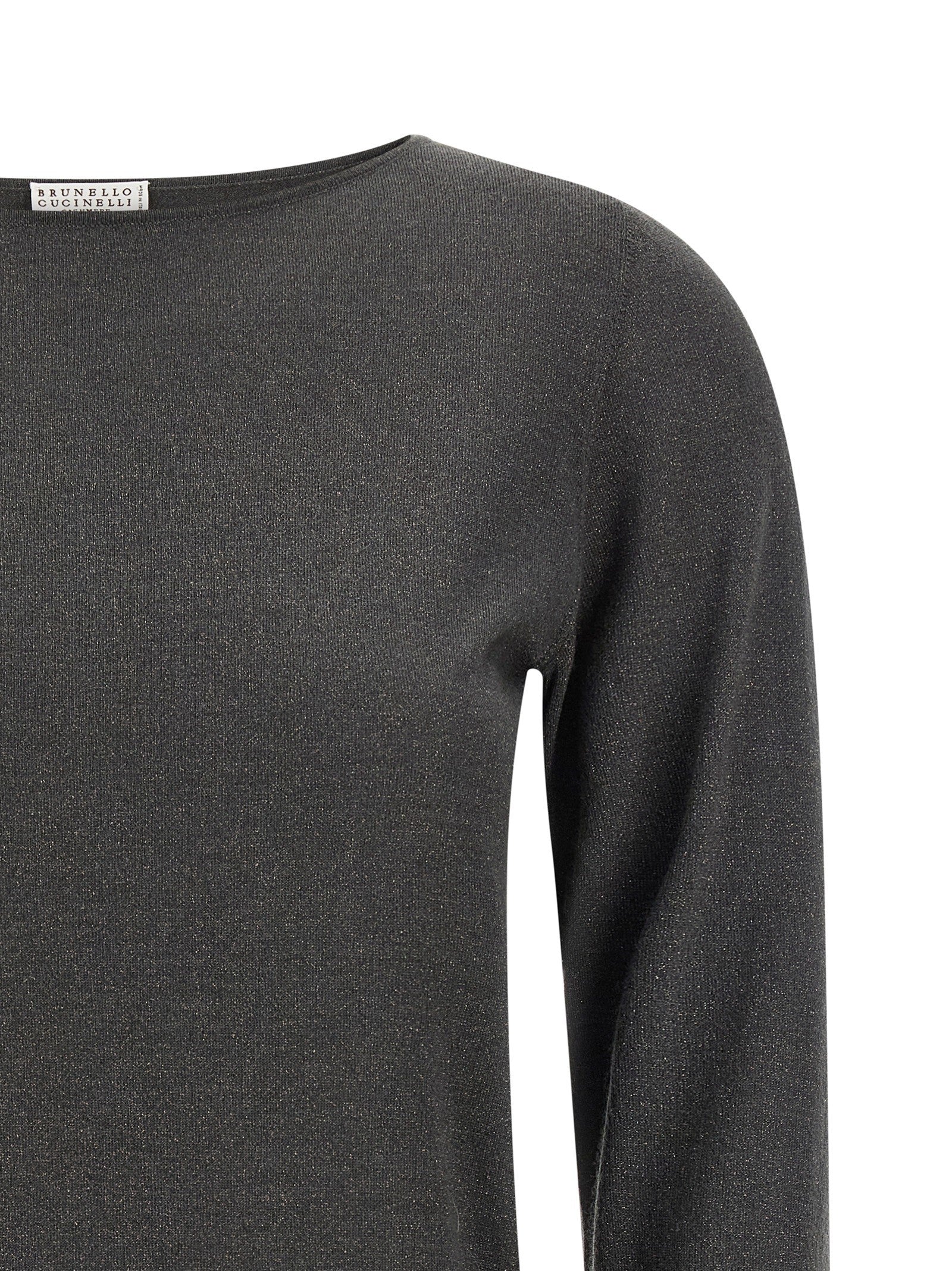 Brunello Cucinelli Sparkling Sweater Grey