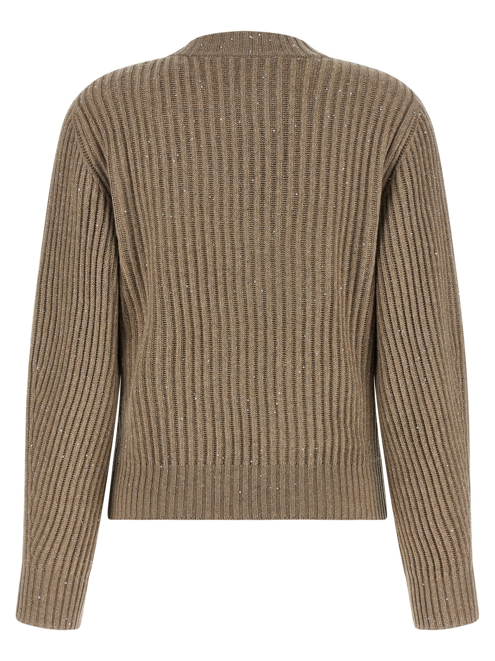 Brunello Cucinelli Sparkling Sweater Beige