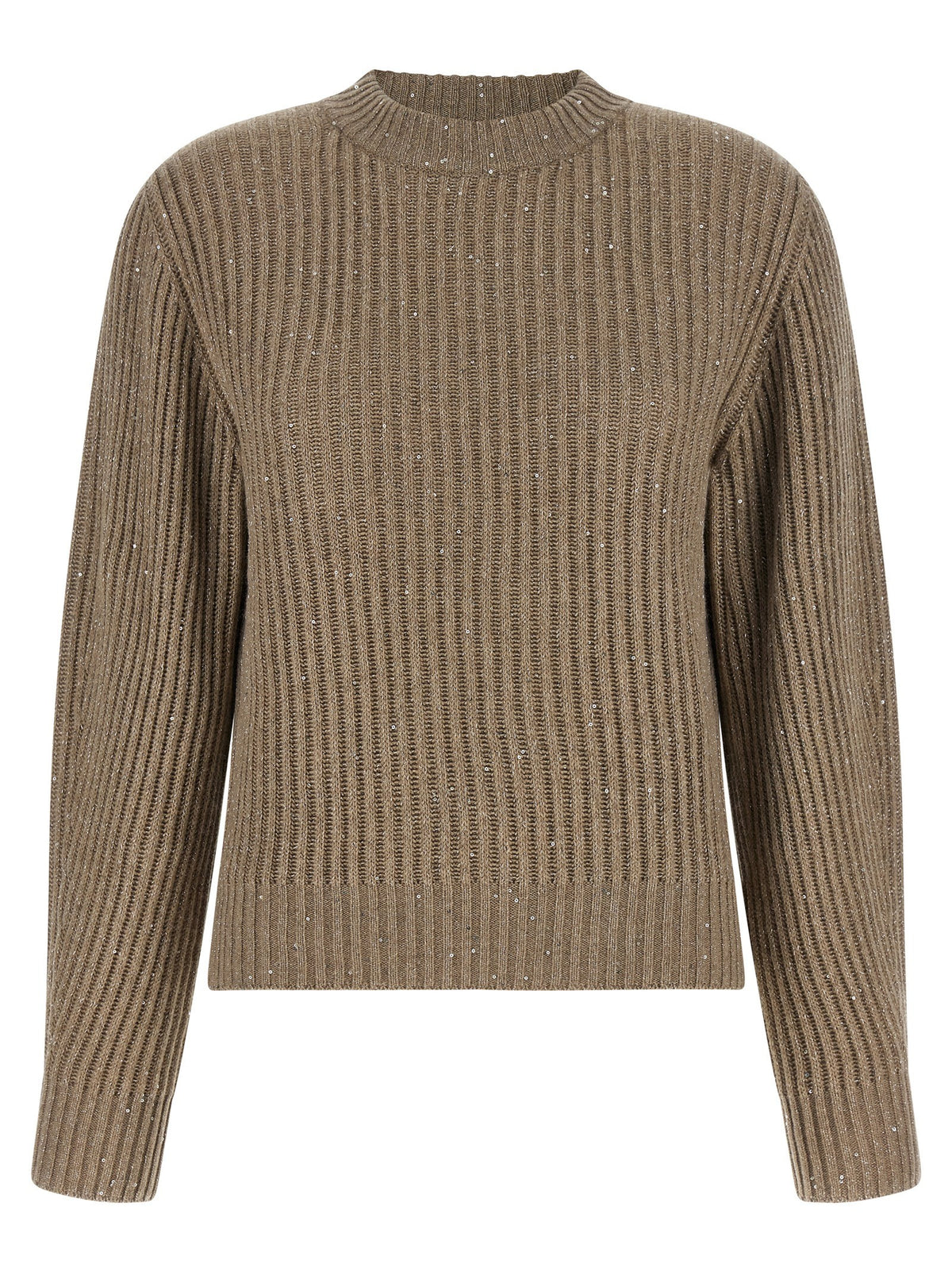 Brunello Cucinelli Sparkling Sweater Beige