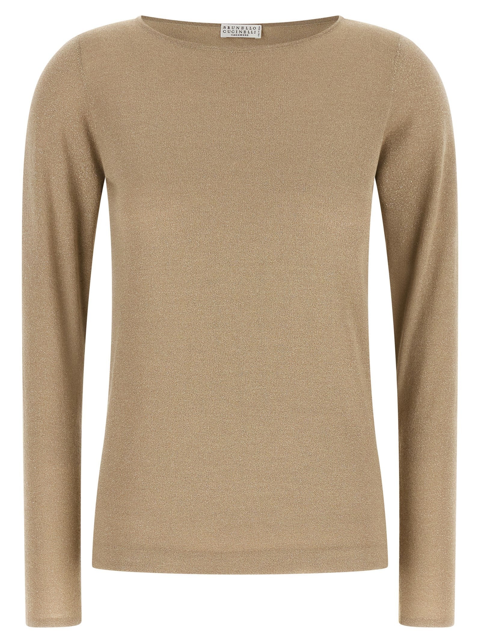 Brunello Cucinelli Sparkling Sweater Beige