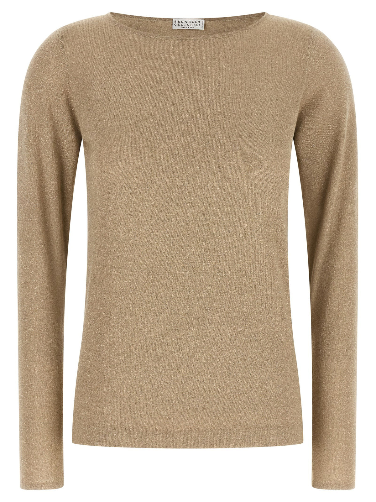 Brunello Cucinelli Sparkling Sweater Beige