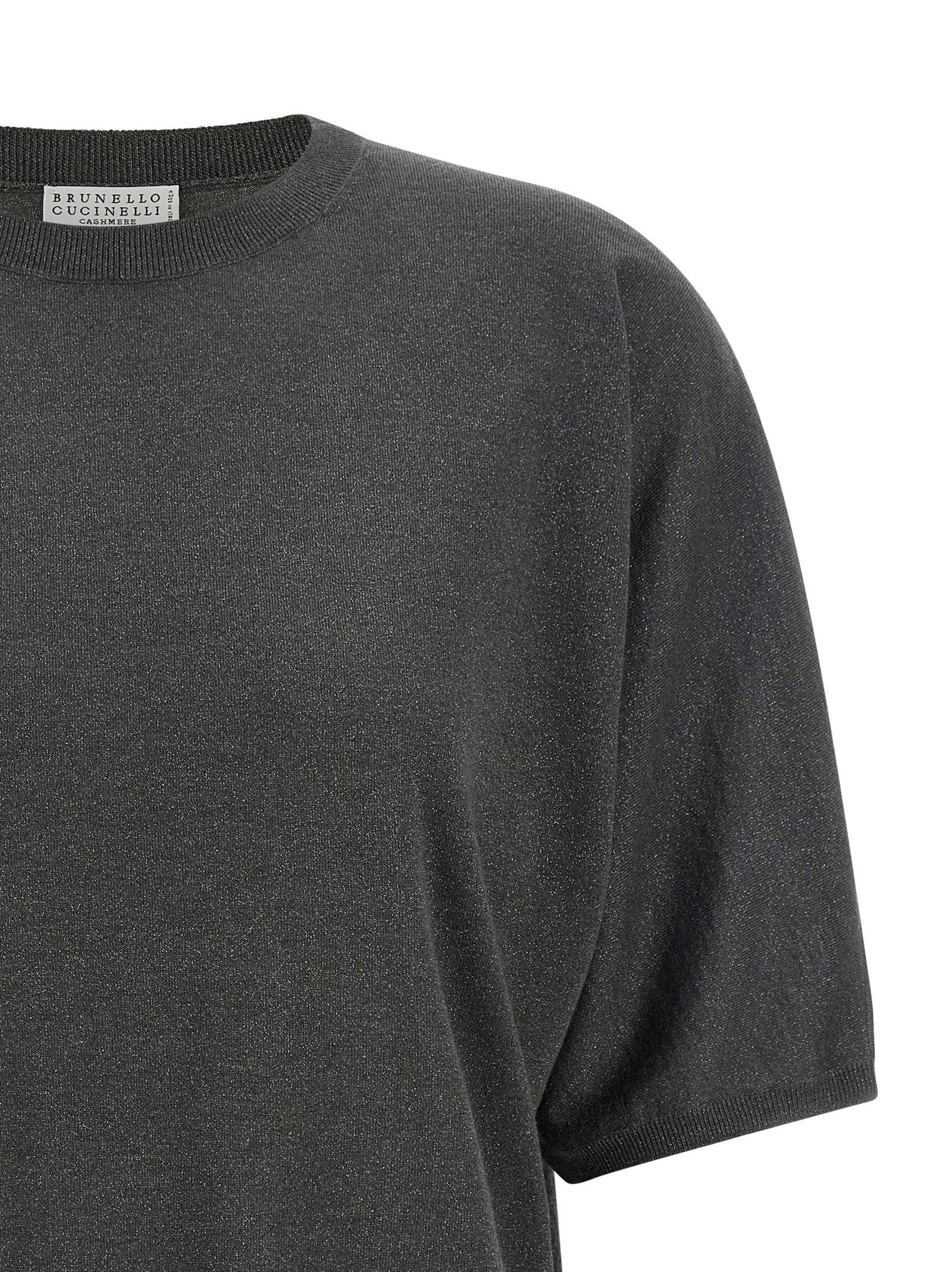 Brunello Cucinelli Sparkling Sweater Grey