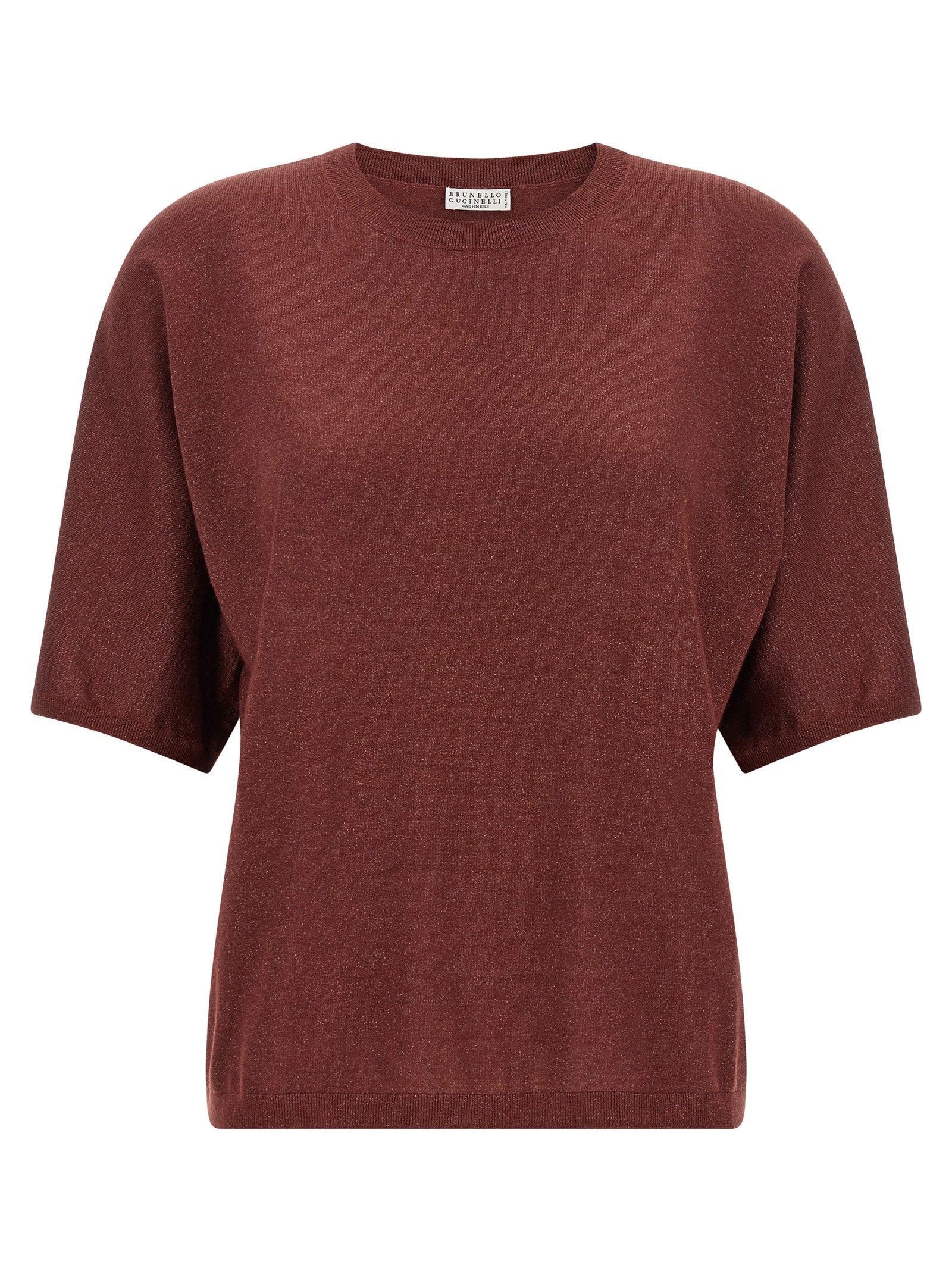Brunello Cucinelli Sparkling Sweater Red