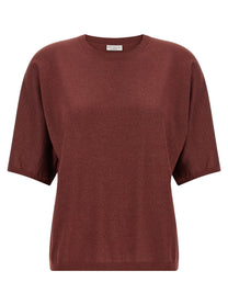 Brunello Cucinelli Sparkling Sweater Red