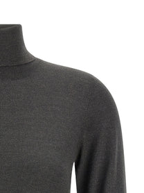 Brunello Cucinelli Sparkling Turtleneck Sweater Grey