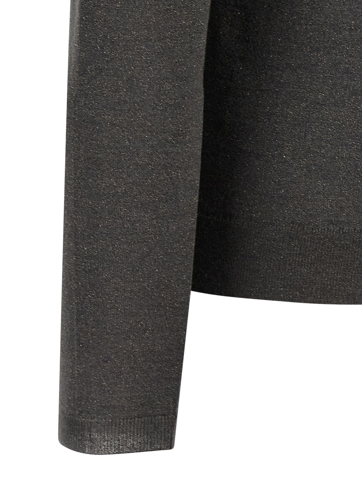 Brunello Cucinelli Sparkling Turtleneck Sweater Grey, view 4