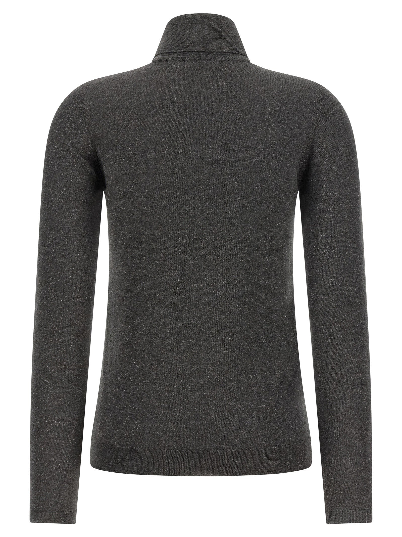 Brunello Cucinelli Sparkling Turtleneck Sweater Grey