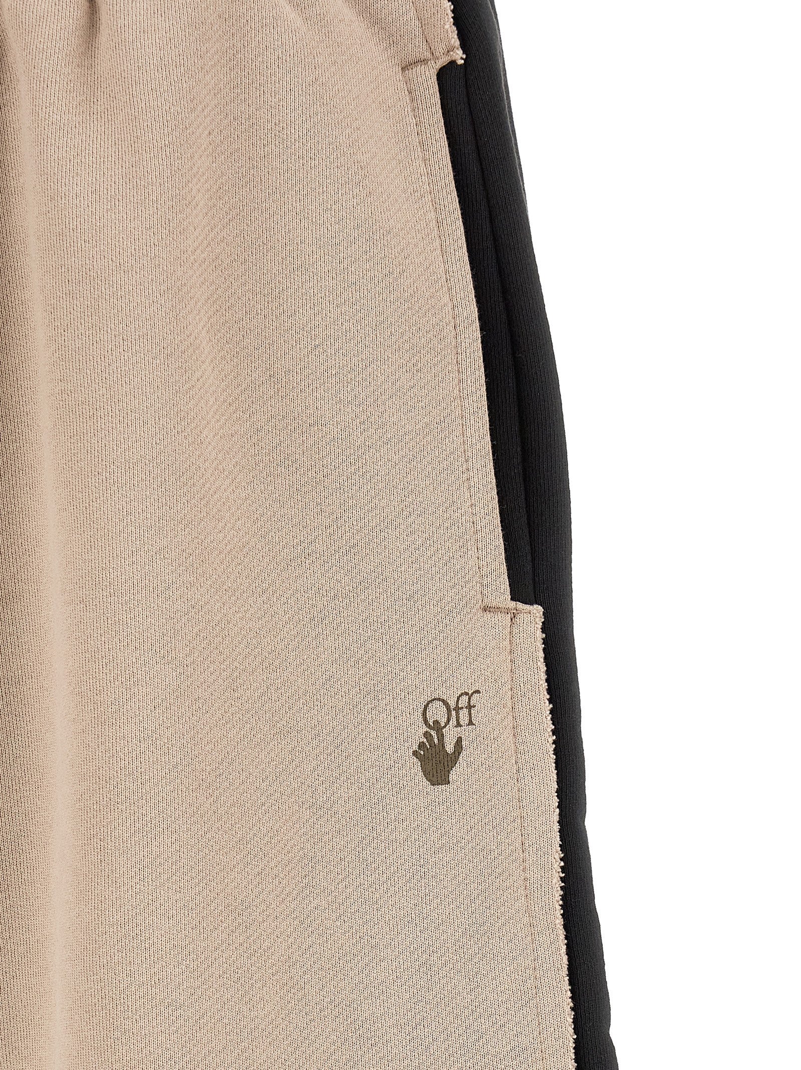 Off-White Spices Arrow Overlap Skate Bermuda Shorts Gold