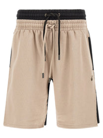 Off-White Spices Arrow Overlap Skate Bermuda Shorts Gold