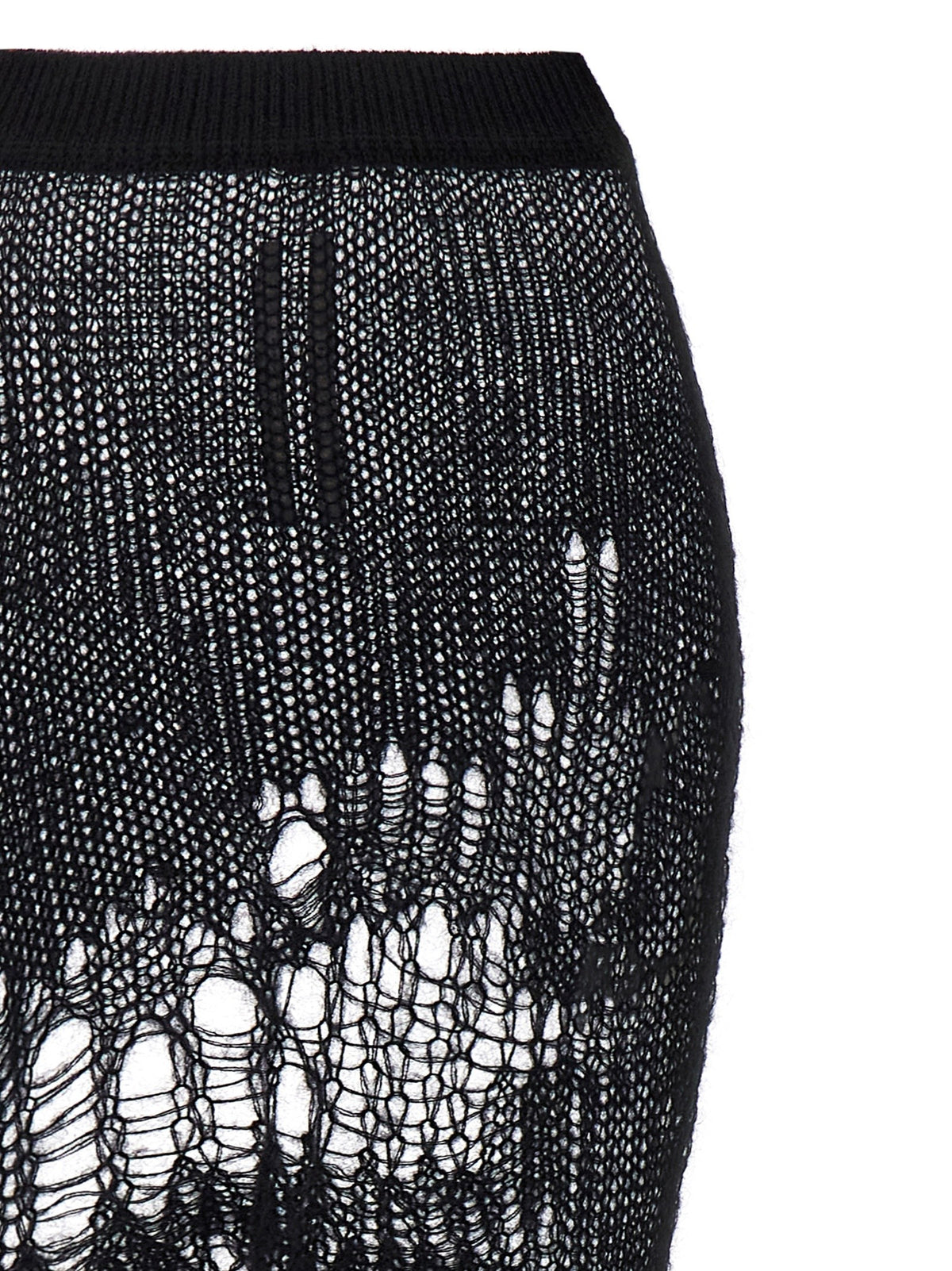 Rick Owens Spider Ziggy Skirt Black