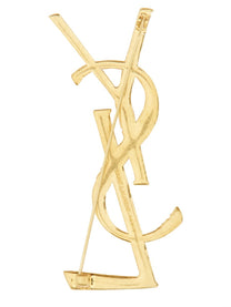 Saint Laurent Women's Spilla Cassandre Gold, view 2