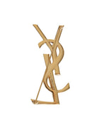 Saint Laurent Women's Spilla Serpente Cassandre Gold, view 2