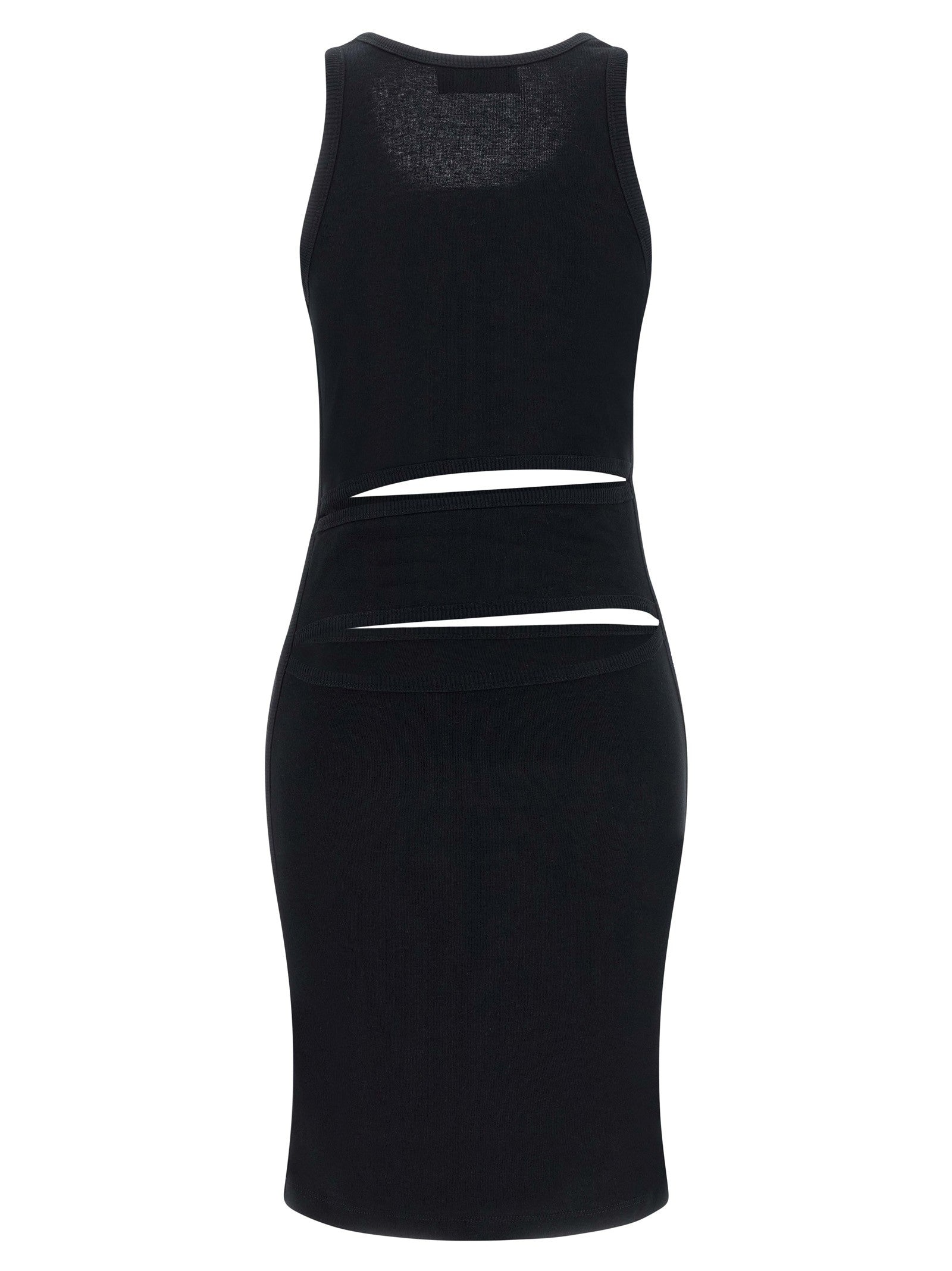 Coperni Spiral Dress Black