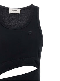 Coperni Spiral Dress Black