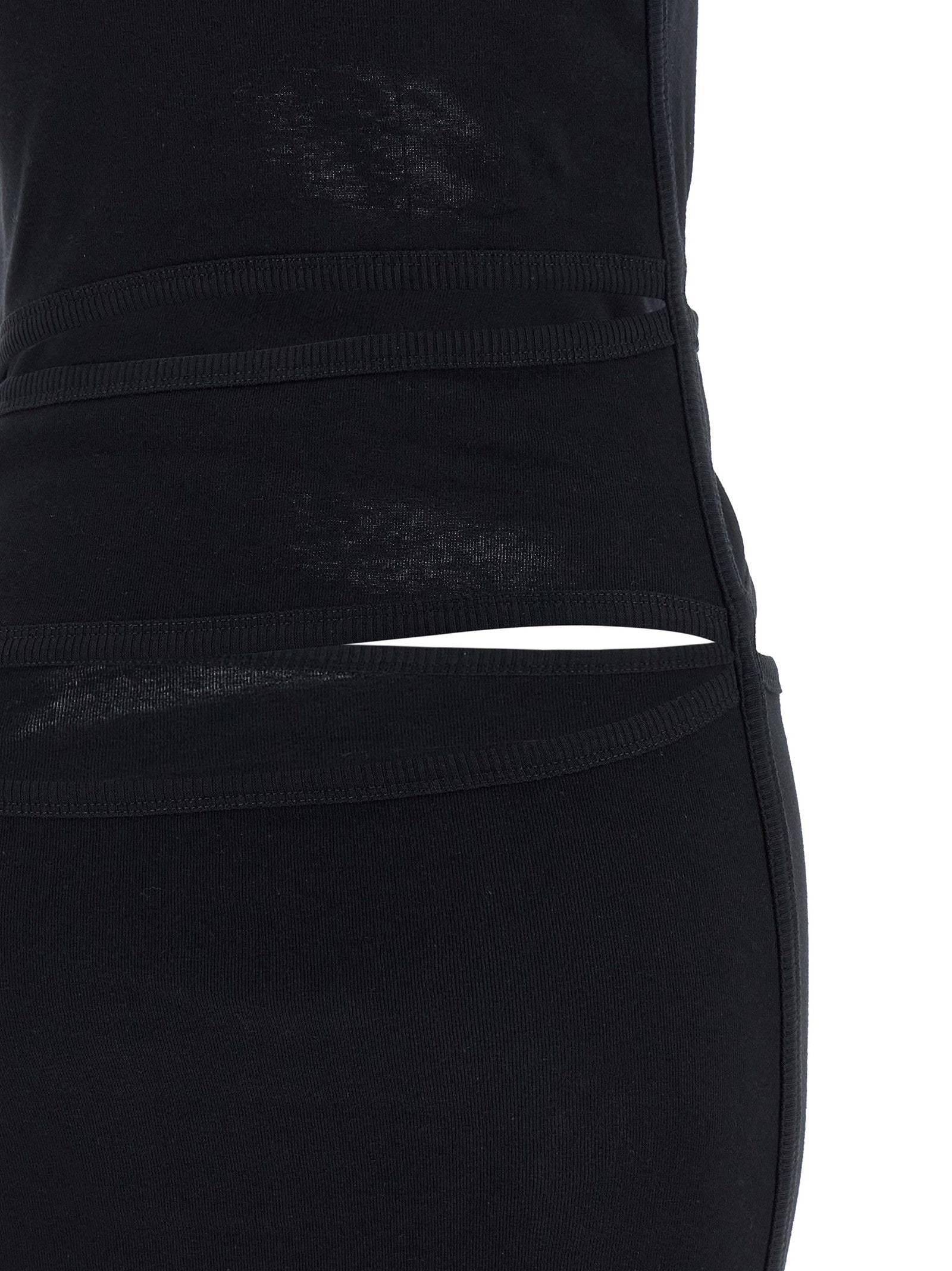 Coperni Spiral Dress Black