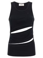 Coperni Spiral Tank Top Black
