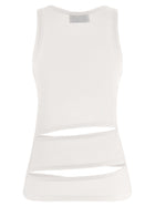 Coperni Spiral Tank Top White, view 2
