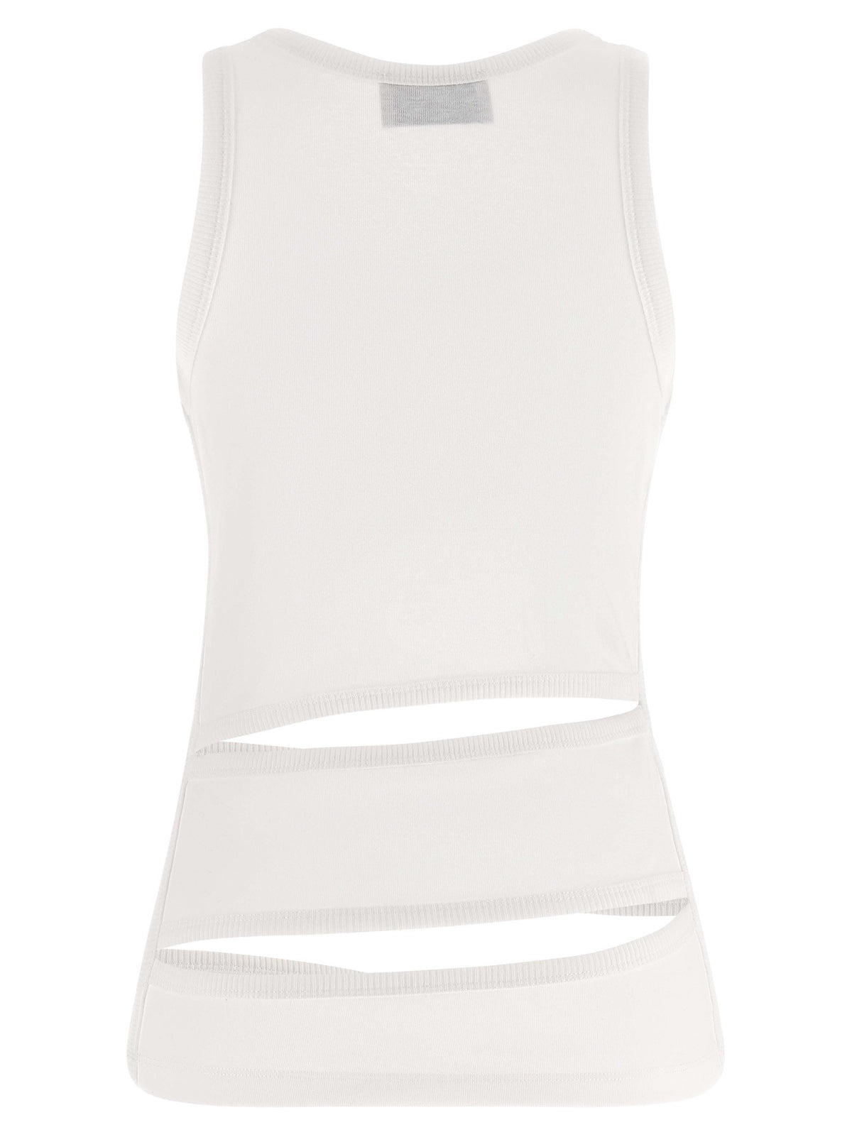 Coperni Spiral Tank Top White, view 2