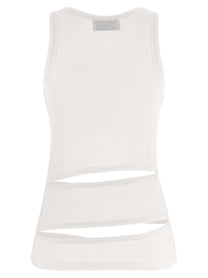 Coperni Spiral Tank Top White, view 2