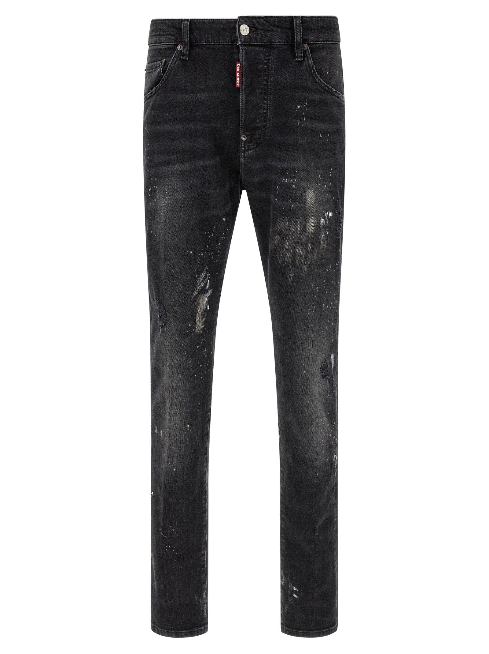 Dsquared2 Splatter Paint Jeans Black