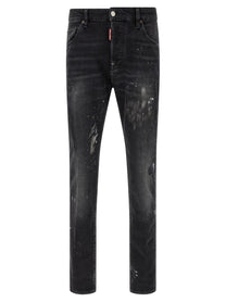 Dsquared2 Splatter Paint Jeans Black