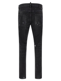 Dsquared2 Splatter Paint Jeans Black