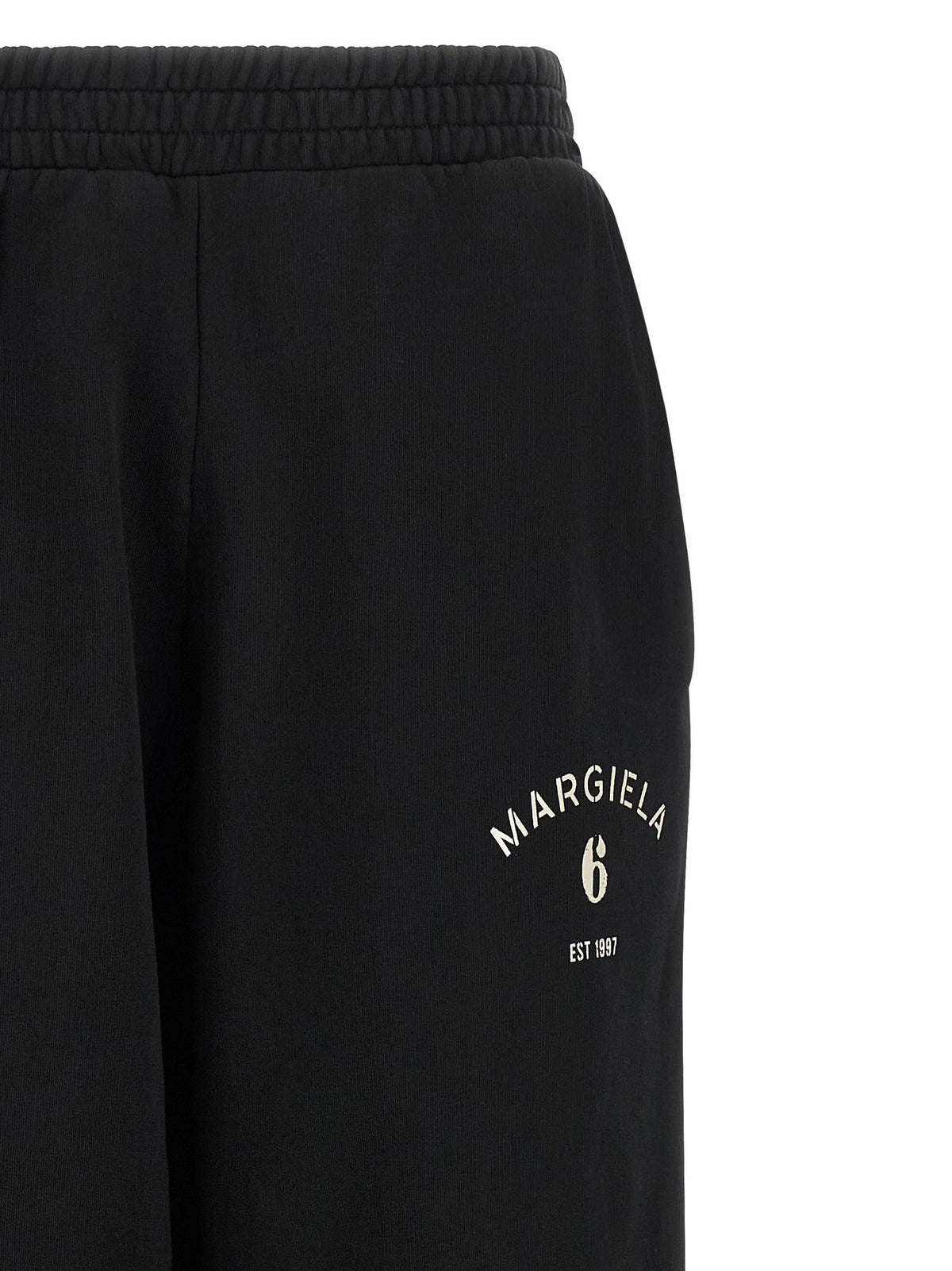 MM6 Maison Margiela Split Joggers Black, view 3